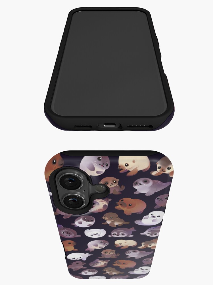 Seal pup - dark iPhone Case