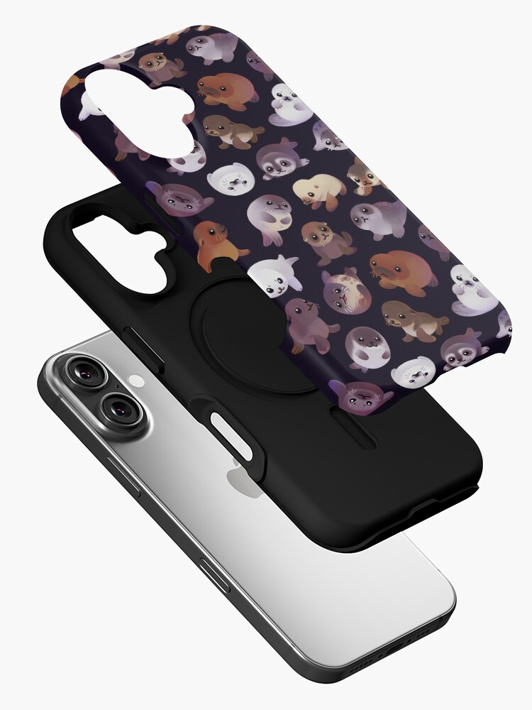 Seal pup - dark iPhone Case