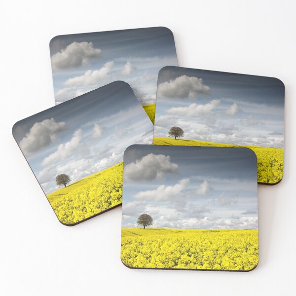 Item preview, Oilseed Rape Field and Lone Tree designed and sold by heidipics.