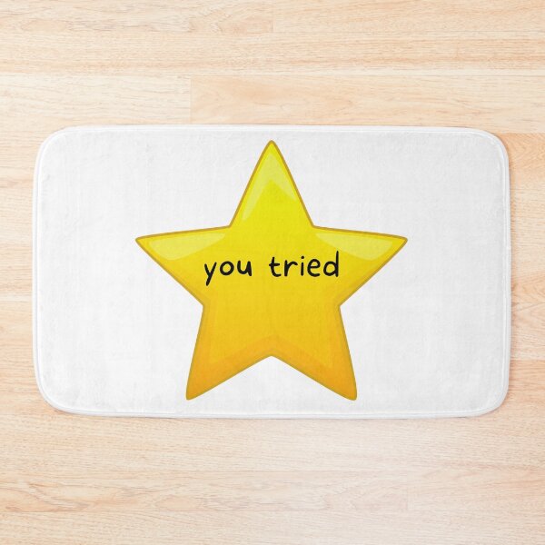 Item preview, You Tried Meme - Gold Star designed and sold by leafsquare.