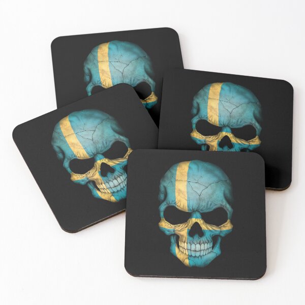 Item preview, Swedish Flag Skull designed and sold by JeffBartels.