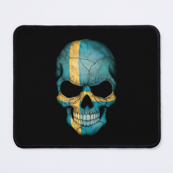 Item preview, Swedish Flag Skull designed and sold by JeffBartels.