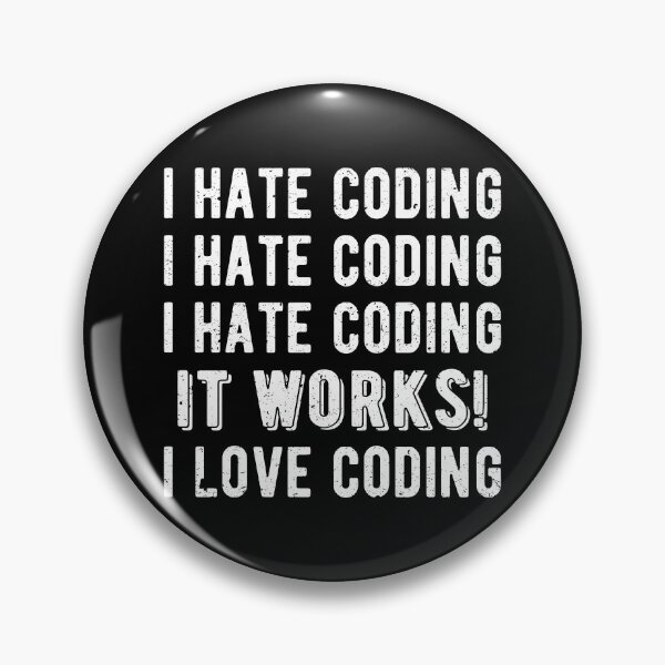 Item preview, I Hate Coding - Funny Coder II designed and sold by Lemon Pepper.