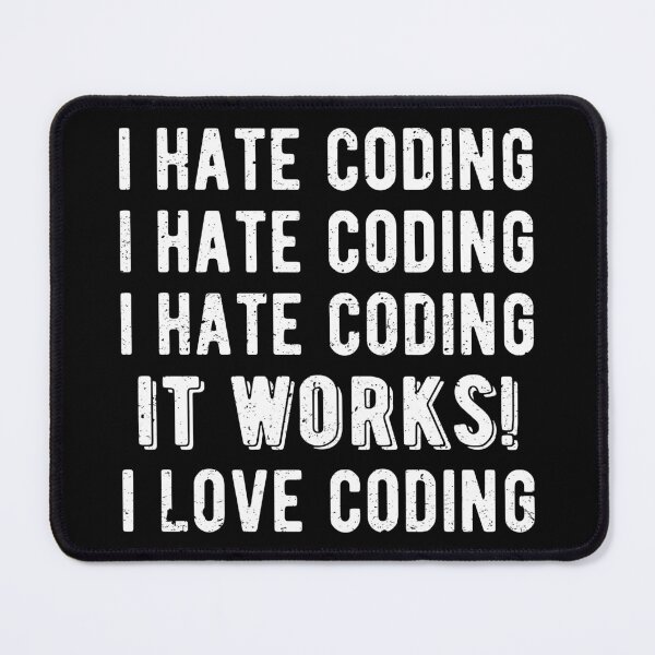 Item preview, I Hate Coding - Funny Coder II designed and sold by Lemon Pepper.