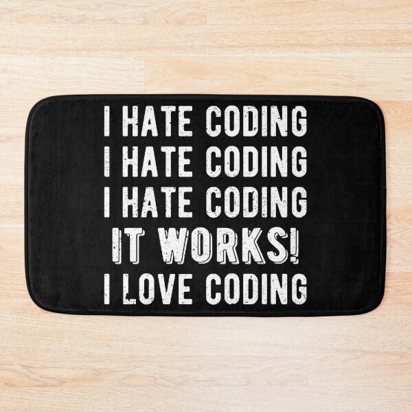 Item preview, I Hate Coding - Funny Coder II designed and sold by Lemon Pepper.
