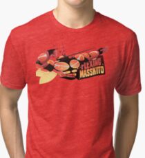 Flexing Masskito Tri-blend T-Shirt