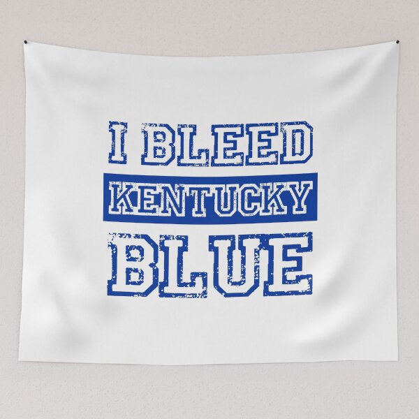 Item preview, I Bleed Blue Kentucky UK Wildcat Pride designed and sold by pixeljamz.