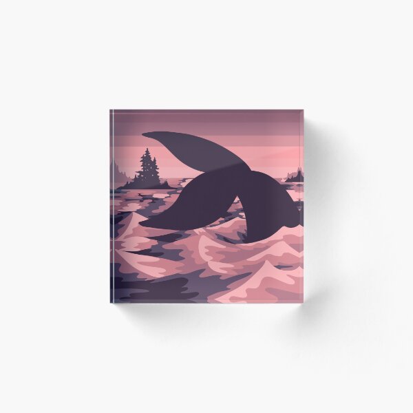 Aperçu de l'œuvre Queue de baleine rose pastel créée et vendue par Krystal  Thomas.