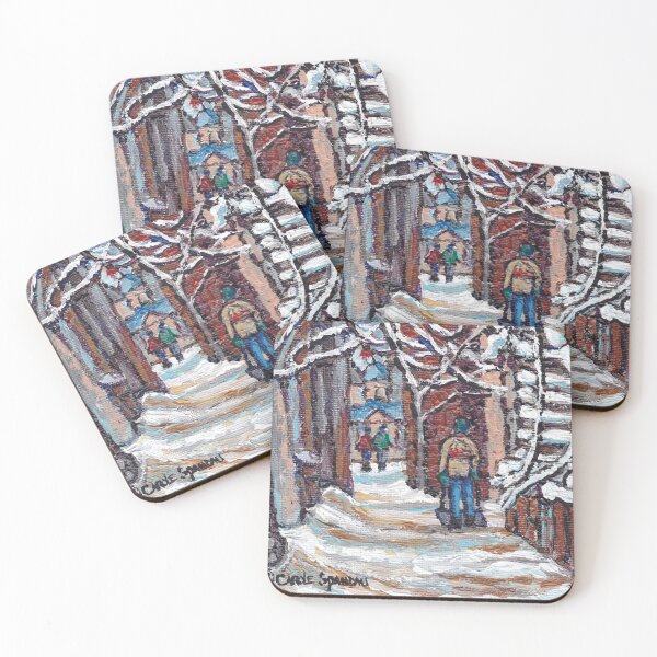 Item preview, MONTREAL WINTER SCENE AFTER THE SNOW STORM designed and sold by Carole  Spandau.