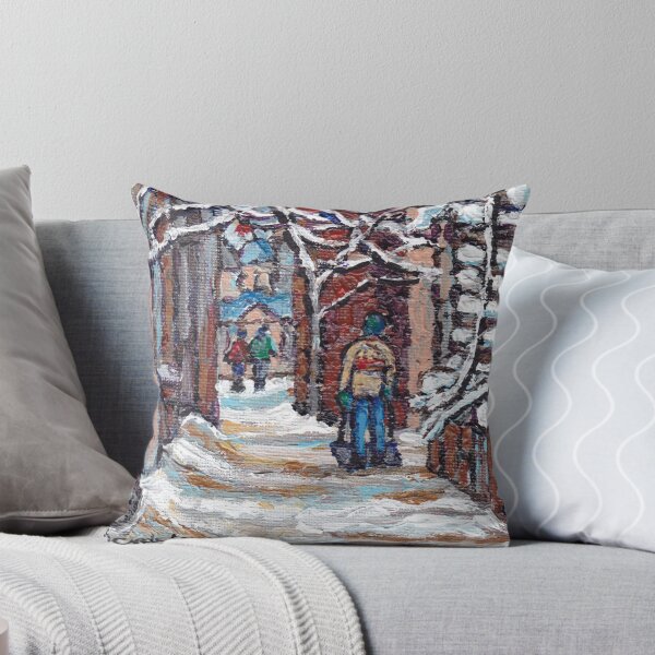 Item preview, MONTREAL WINTER SCENE AFTER THE SNOW STORM designed and sold by Carole  Spandau.
