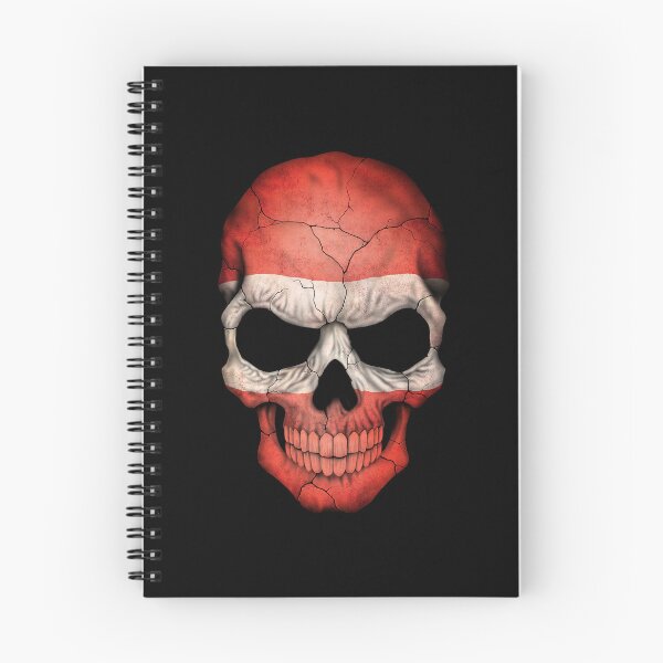 Item preview, Austrian Flag Skull designed and sold by JeffBartels.