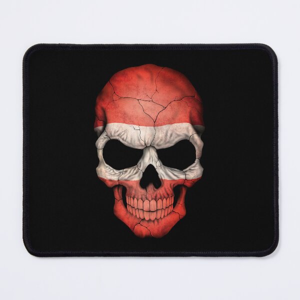 Item preview, Austrian Flag Skull designed and sold by JeffBartels.
