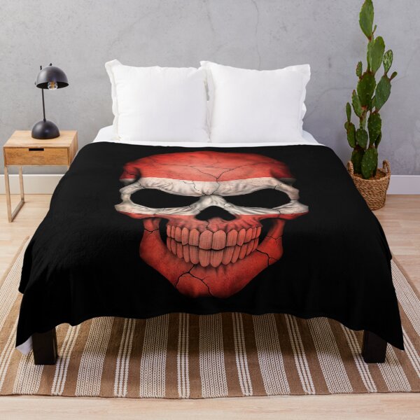 Item preview, Austrian Flag Skull designed and sold by JeffBartels.