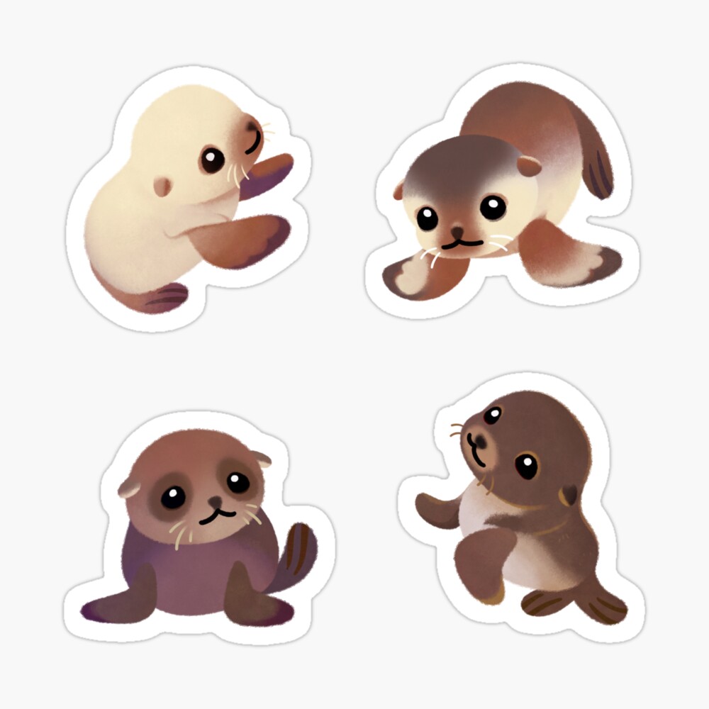 Seal pup - dark iPhone Case