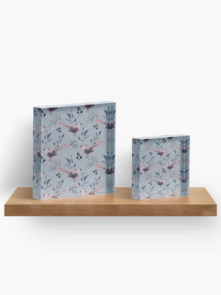 Thumbnail 3 of 5, Acrylic Block, Spring Floral Pattern designed and sold by PatternTale.