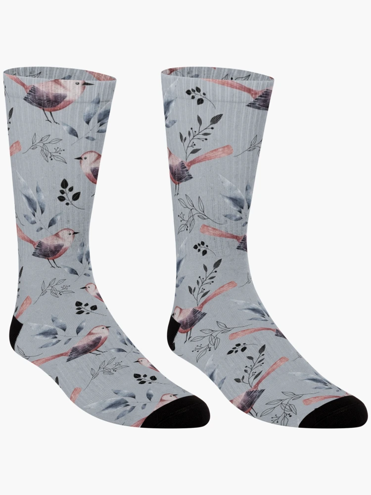 Thumbnail 3 of 5, Socks, Spring Floral Pattern designed and sold by PatternTale.