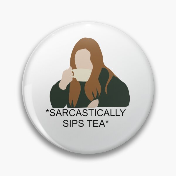 Item preview, SARCASTICALLY SIPS TEA  designed and sold by DiscoVibes.