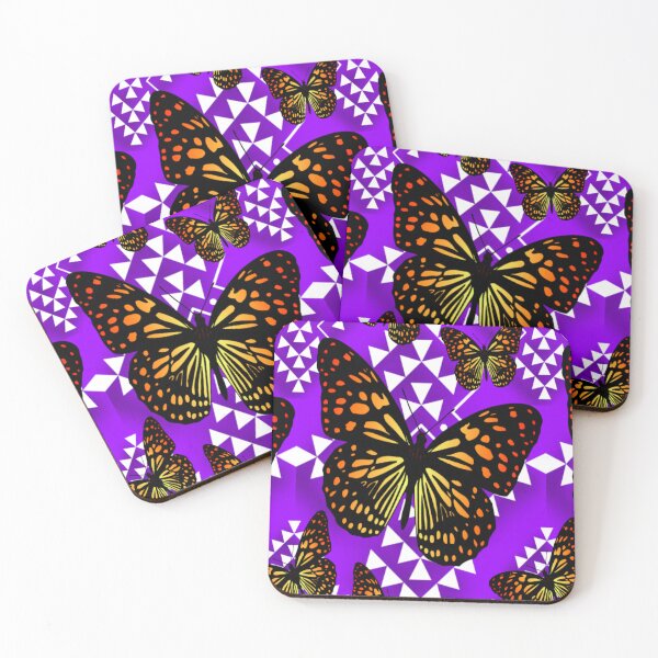 Item preview, Purple / White  / Fire Color  Native Butterfly Design  designed and sold by JMWCD.