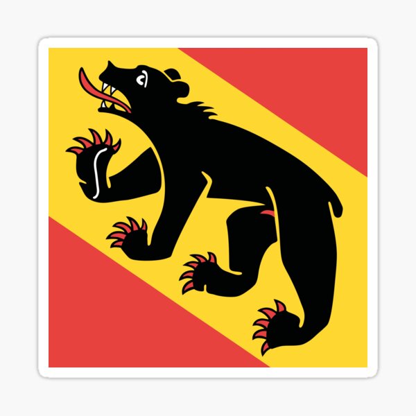 Badge drapeau Suisse - Stickers Malin