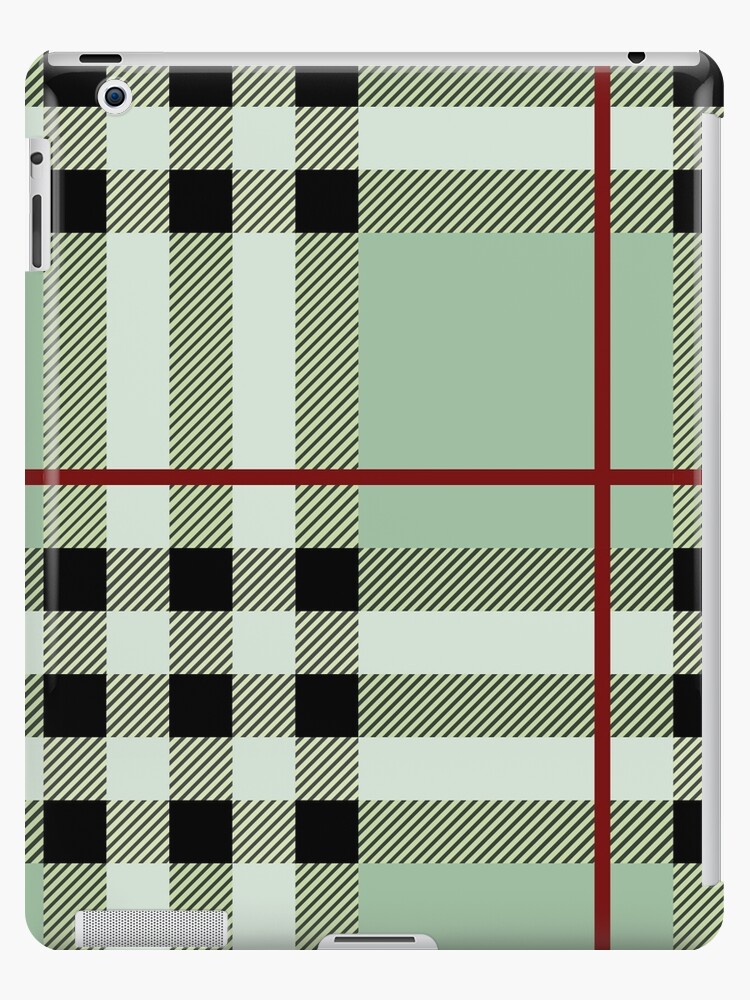 black red checkered | iPad Case & Skin