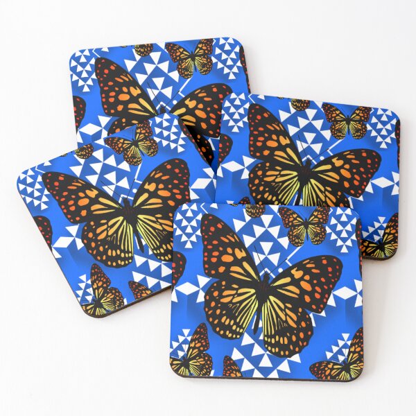 Item preview,  Blue / White  / Fire Color  Native Butterfly Design  designed and sold by JMWCD.