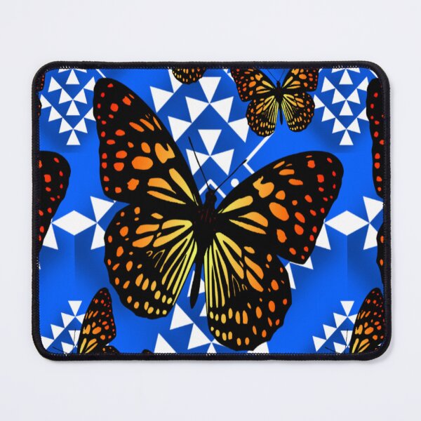 Item preview, Blue / White / Fire Color Native Butterfly Design designed and sold by JMWCD.
