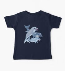 Dolphin Family Baby T-Shirt