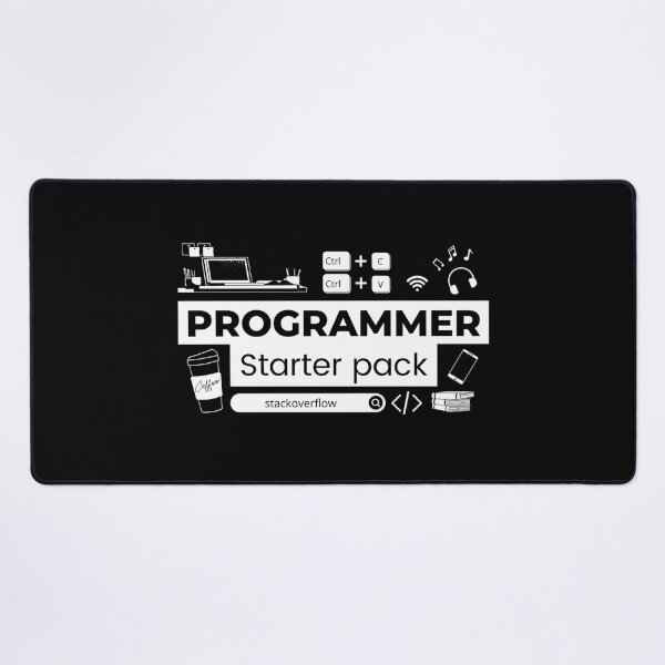 Programmer Starter Pack Desk Mat