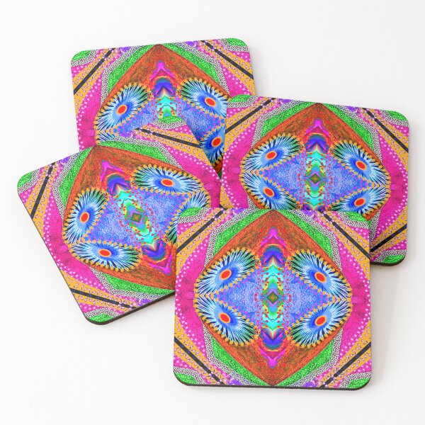 Item preview, GEOMETRIC RAINBOW IN NATIVE TRIBAL AND SPIRITUAL PATTERN. designed and sold by Ralek.