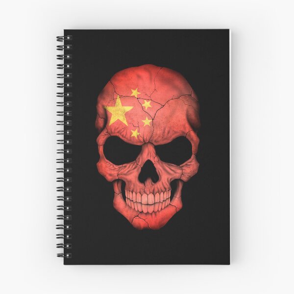 Item preview, Chinese Flag Skull designed and sold by JeffBartels.