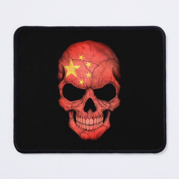 Item preview, Chinese Flag Skull designed and sold by JeffBartels.