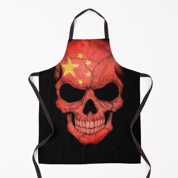 Item preview, Chinese Flag Skull designed and sold by JeffBartels.