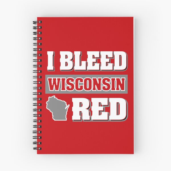 Item preview, I Bleed Red Wisconsin UW Badger Pride designed and sold by pixeljamz.