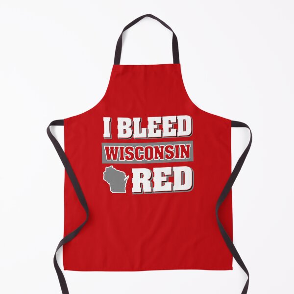 Item preview, I Bleed Red Wisconsin UW Badger Pride designed and sold by pixeljamz.