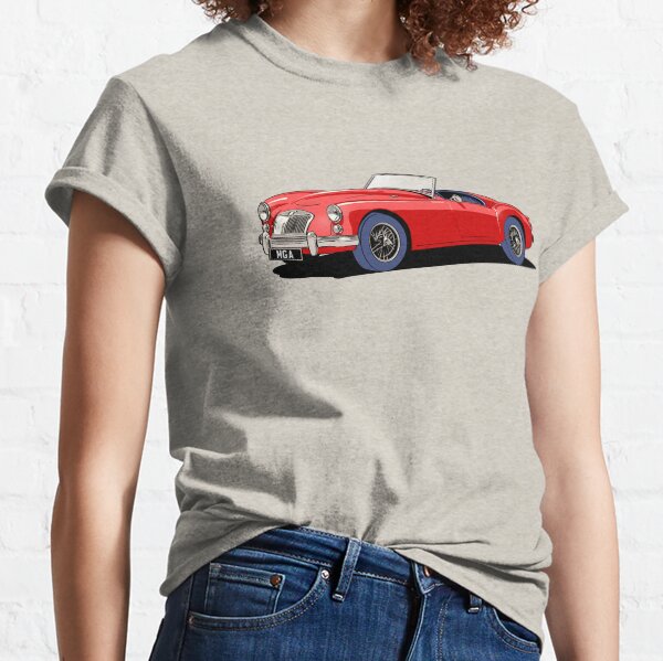 Item preview, Classic MG MGA Roadster in Red designed and sold by Webazoot Industries - Car Art.
