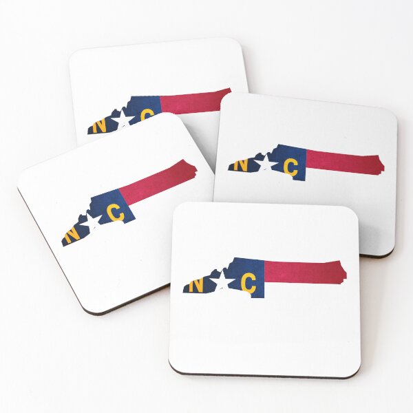 Item preview, North Carolina Map Flag designed and sold by BeccaDaniels.