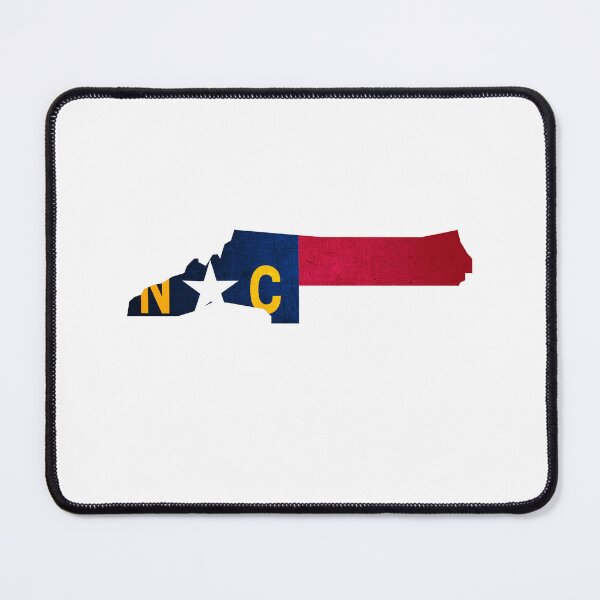Item preview, North Carolina Map Flag designed and sold by BeccaDaniels.