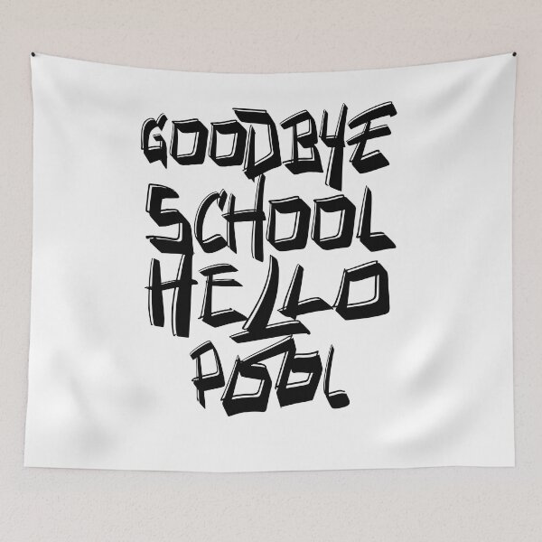 Item preview, Goodbye School Hello Pool Student/Teacher Summer Design designed and sold by MimsTees.