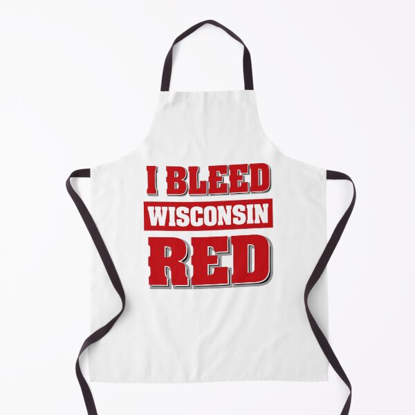 Item preview, I Bleed Red Wisconsin UW Badger Pride designed and sold by pixeljamz.