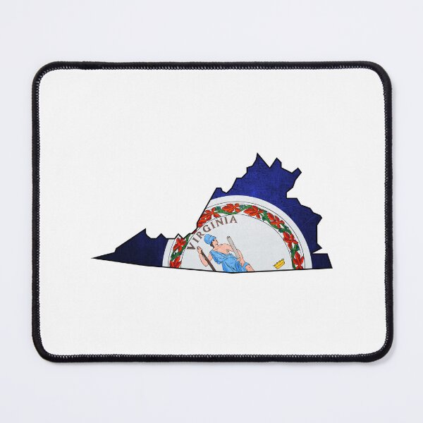 Item preview, Virginia Map Flag designed and sold by BeccaDaniels.