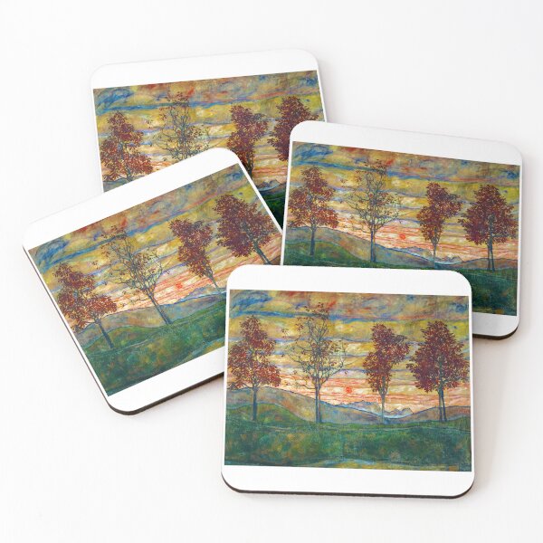 Item preview,  Egon Schiele Paintings | Vier Baeume -Four Trees  designed and sold by TeeARTHY.
