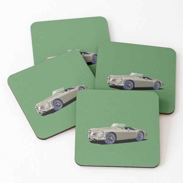 Item preview, MGA Roadster in Grey designed and sold by Webazoot Industries - Car Art.