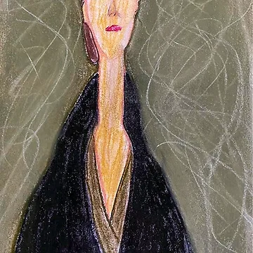 Artwork thumbnail, Mondigliani Lady by RandaRubyRed