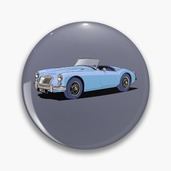 Item preview, Classic MG MGA Roadster in blue designed and sold by Webazoot Industries - Car Art.
