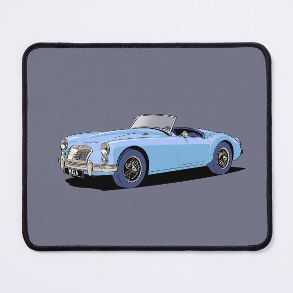 Item preview, Classic MG MGA Roadster in blue designed and sold by Webazoot Industries - Car Art.