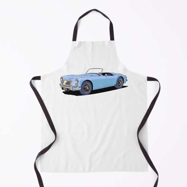 Item preview, Classic MG MGA Roadster in blue designed and sold by Webazoot Industries - Car Art.