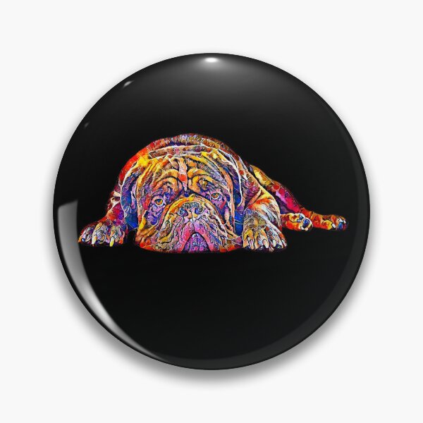Artikelvorschau, Bordeauxdogge Pop-Art-Design entworfen und verkauft von NiftyTees.
