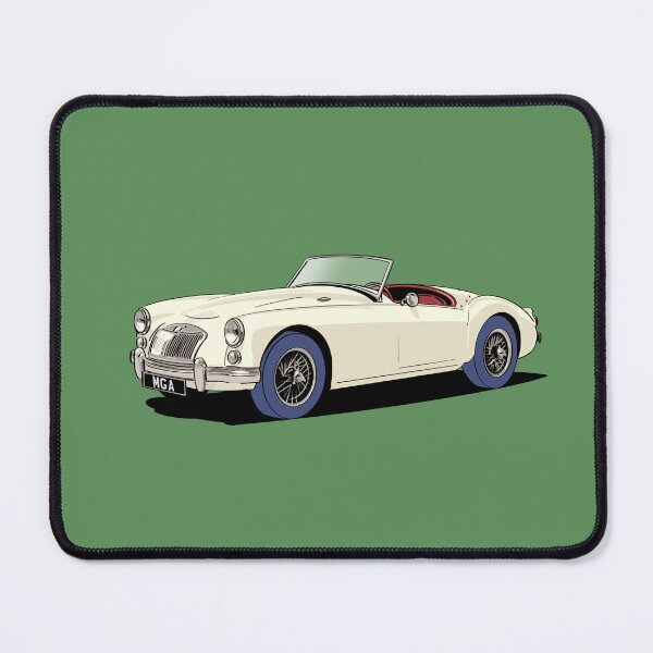 Item preview, MG MGA Roadster in White designed and sold by Webazoot Industries - Car Art.