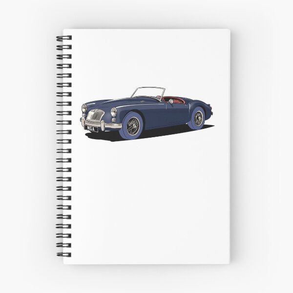 Item preview, MG MGA Roadster in blue designed and sold by Webazoot Industries - Car Art.