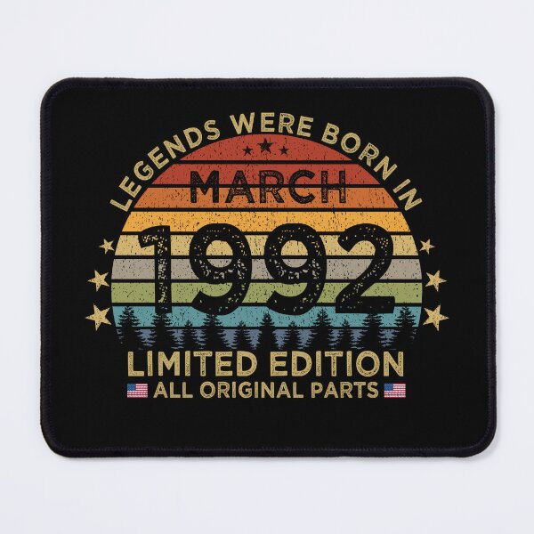 Item preview, Legends Were Born In March 1992 Limited Edition Patriotic designed and sold by cssdru.